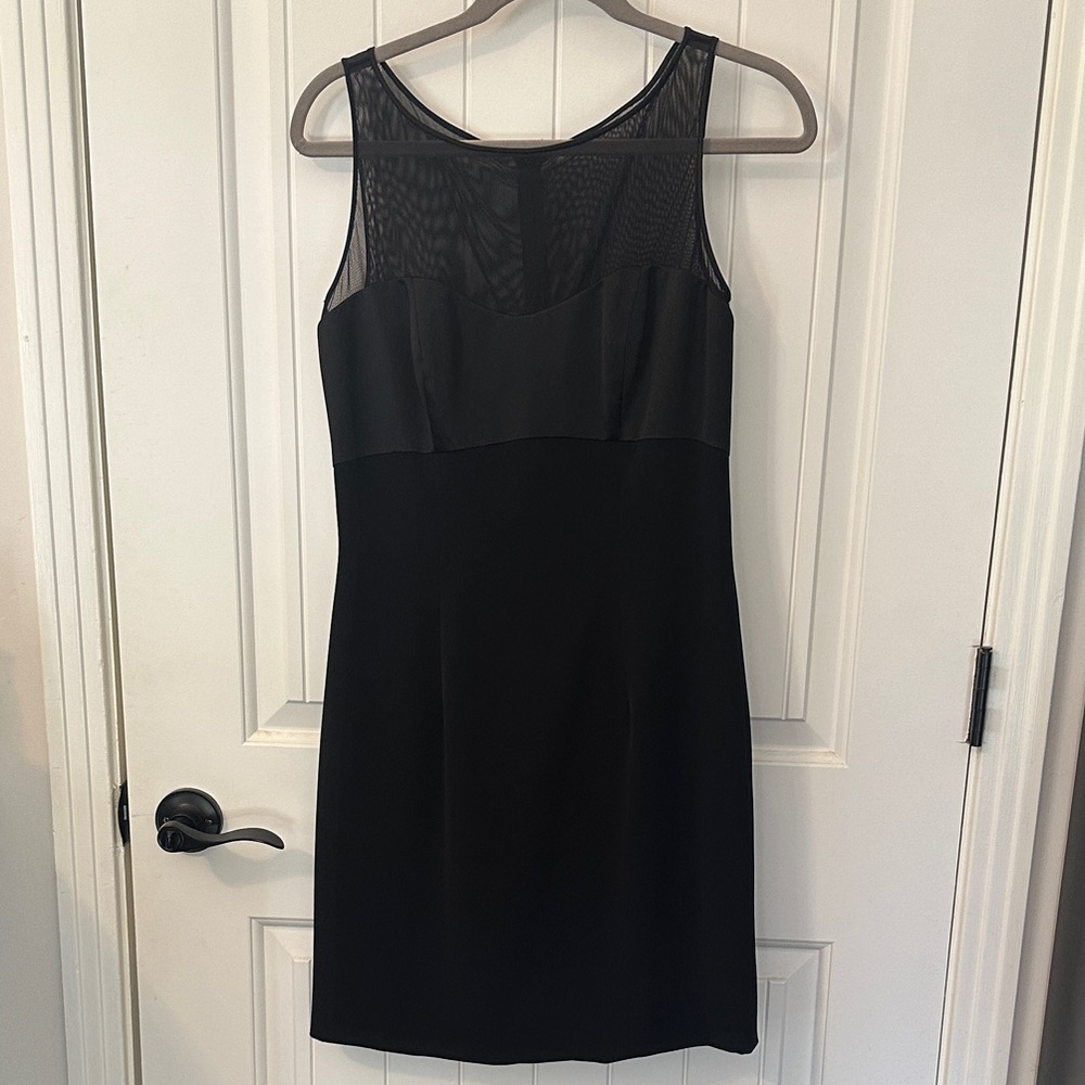 Oleg Cassini Black Tie Dress